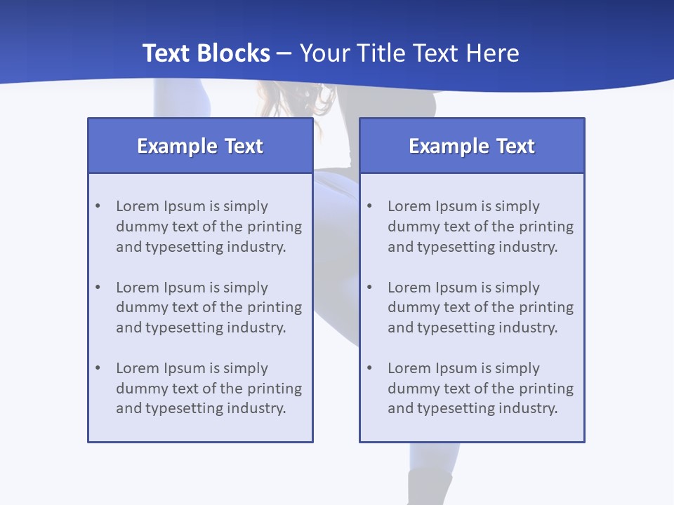 Action Posing Studio PowerPoint Template