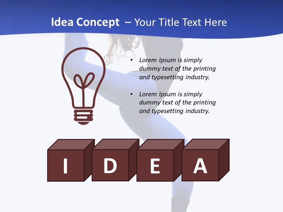 Action Posing Studio PowerPoint Template