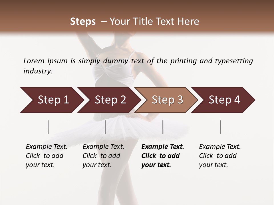 Studio Pose Flexibility PowerPoint Template