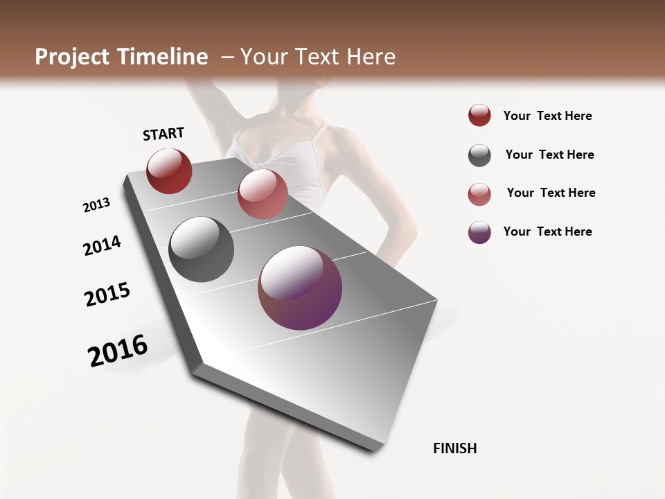 Studio Pose Flexibility PowerPoint Template