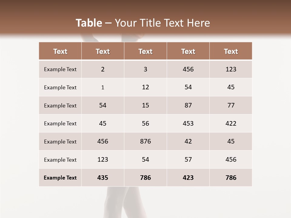 Studio Pose Flexibility PowerPoint Template