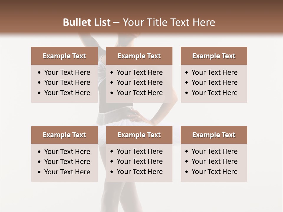 Studio Pose Flexibility PowerPoint Template