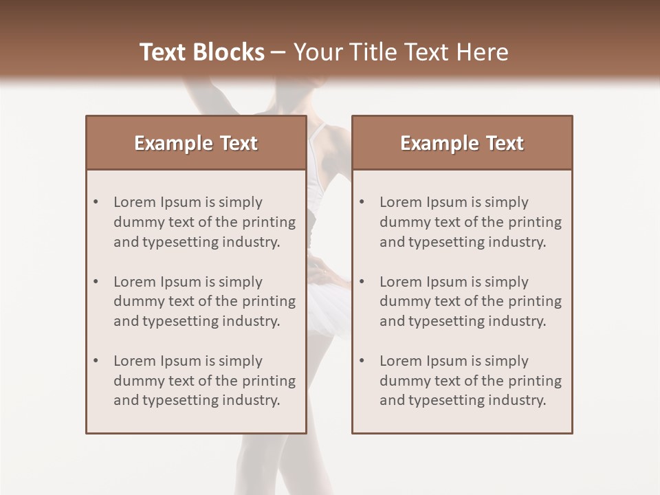 Studio Pose Flexibility PowerPoint Template