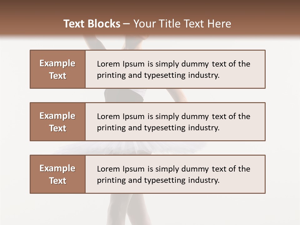 Studio Pose Flexibility PowerPoint Template