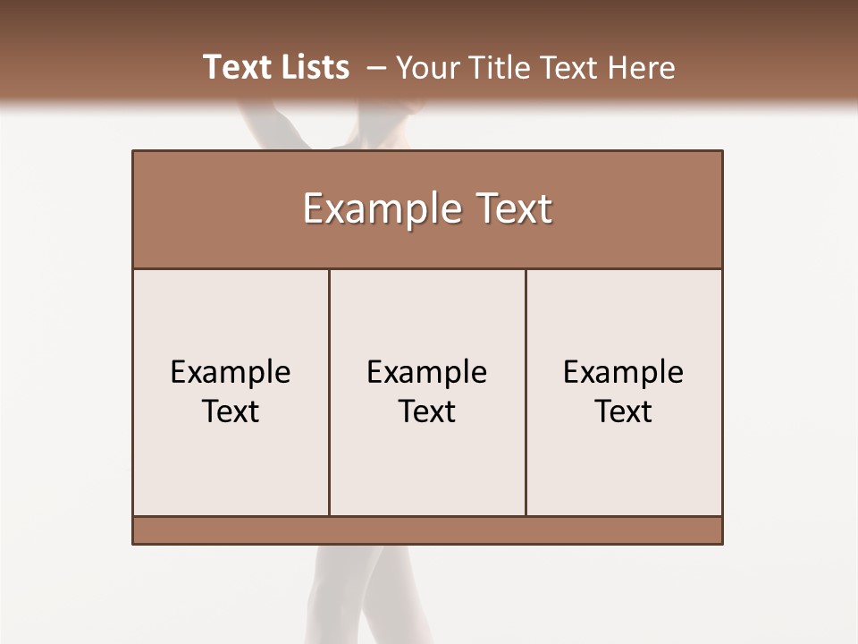 Studio Pose Flexibility PowerPoint Template