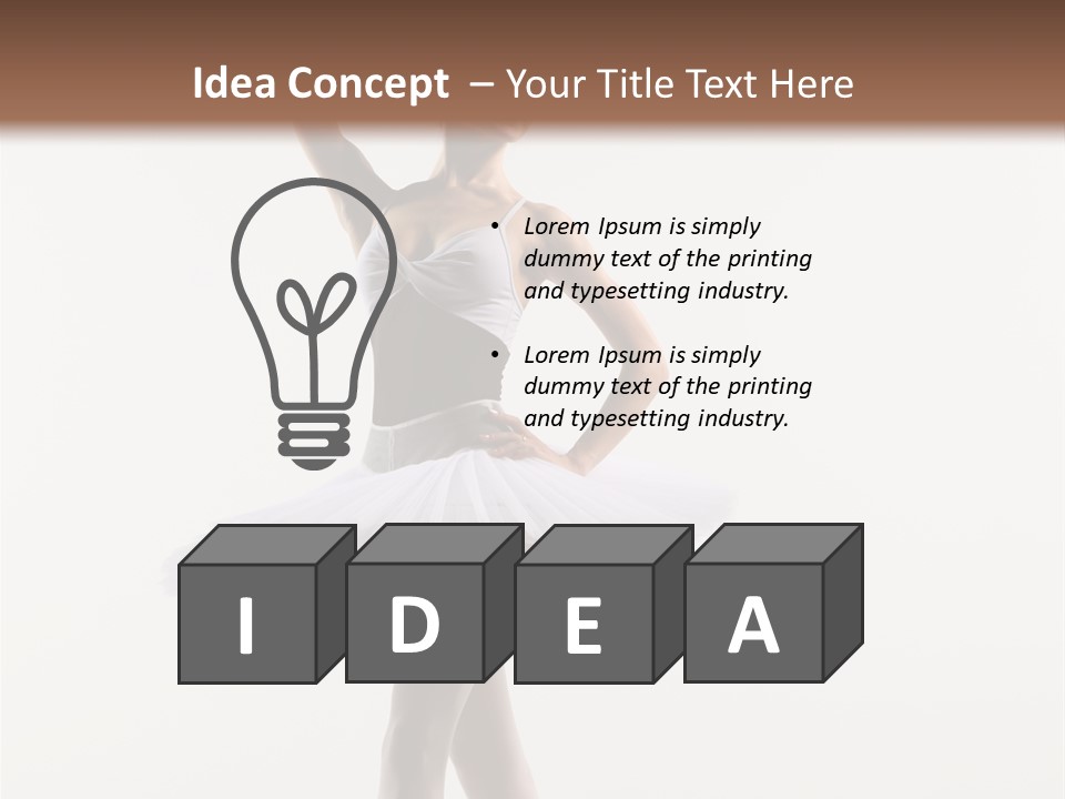 Studio Pose Flexibility PowerPoint Template