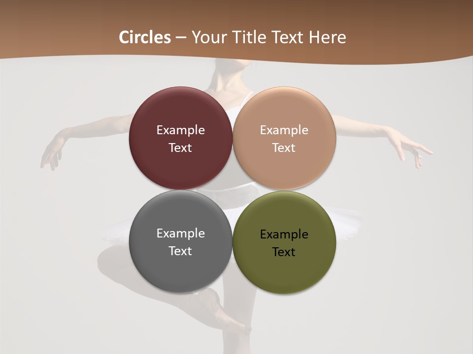 Exercise Flexibility Ballet PowerPoint Template