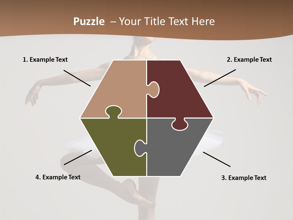 Exercise Flexibility Ballet PowerPoint Template