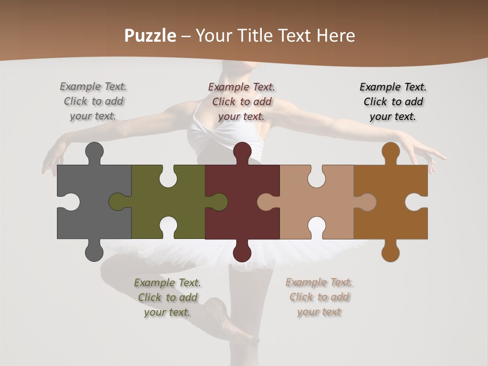 Exercise Flexibility Ballet PowerPoint Template