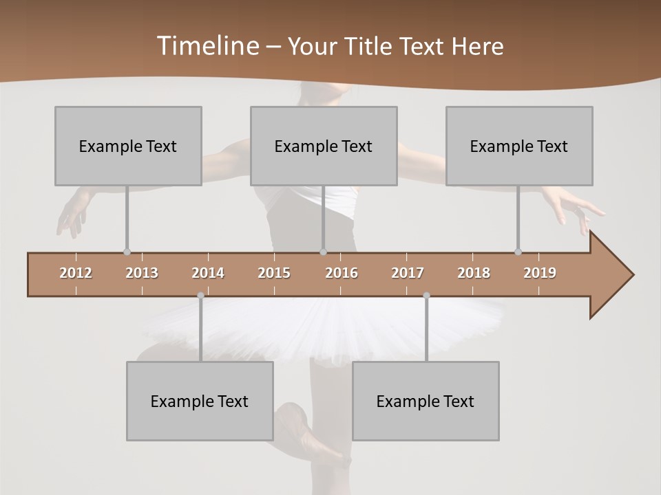 Exercise Flexibility Ballet PowerPoint Template