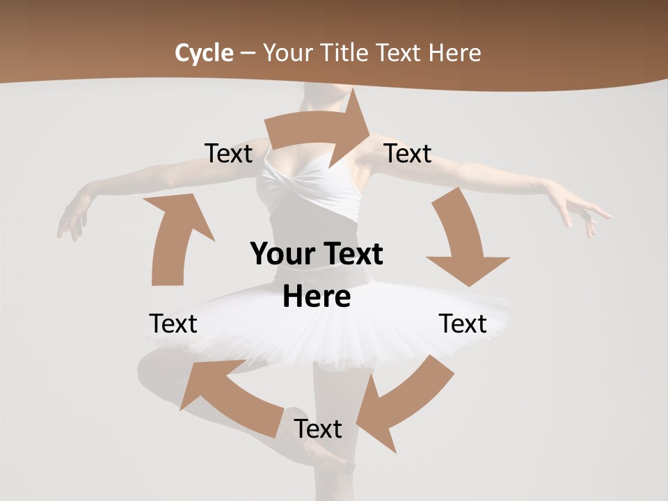 Exercise Flexibility Ballet PowerPoint Template