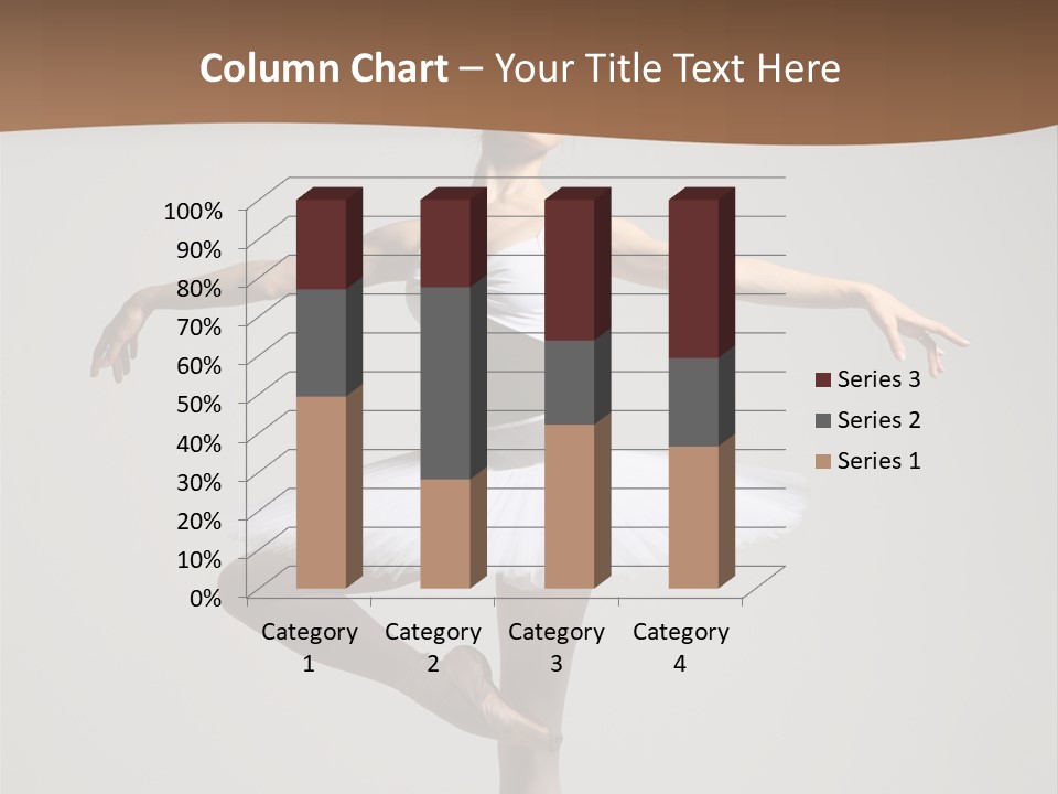 Exercise Flexibility Ballet PowerPoint Template