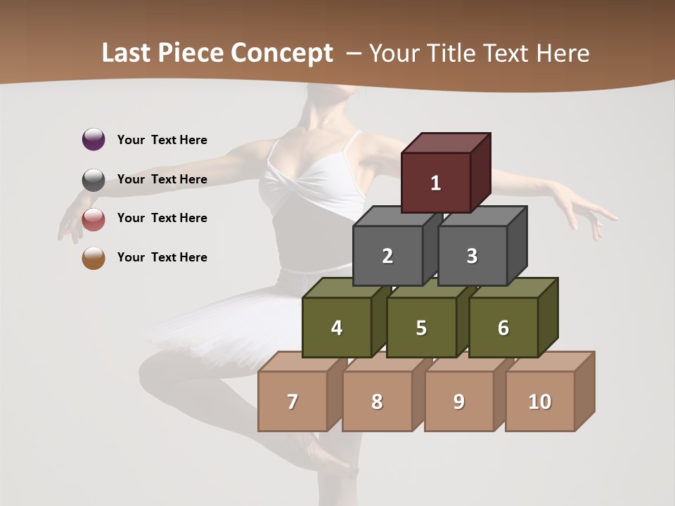 Exercise Flexibility Ballet PowerPoint Template