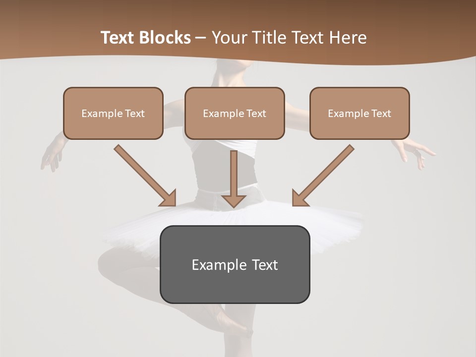 Exercise Flexibility Ballet PowerPoint Template