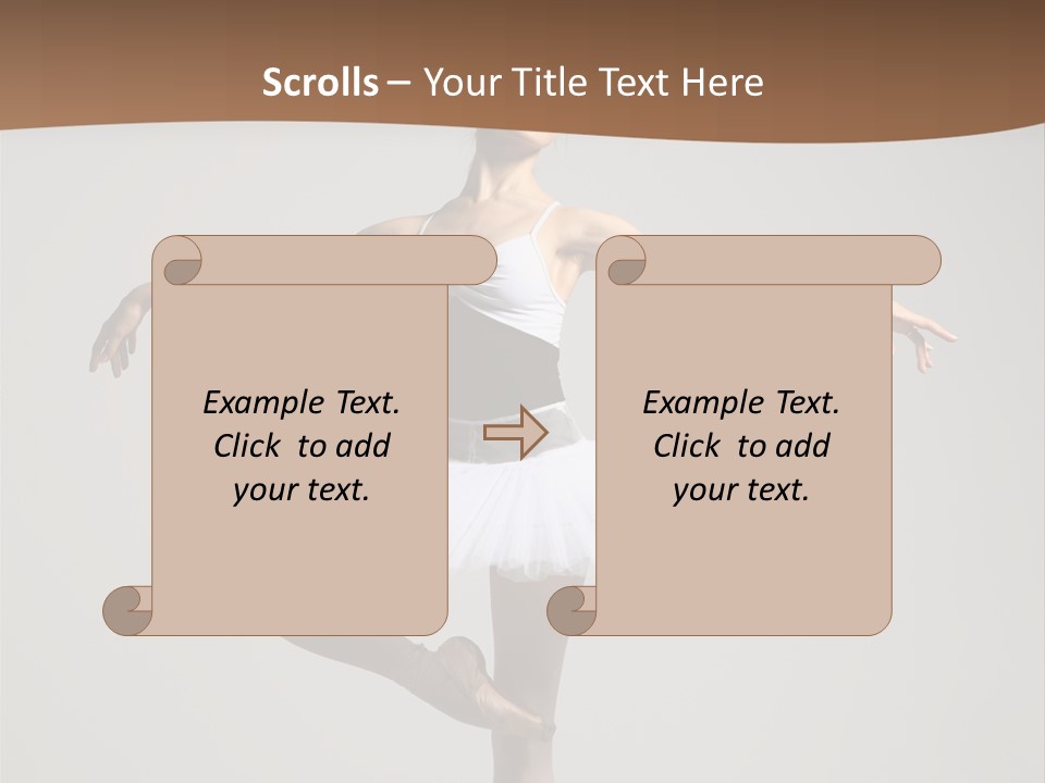 Exercise Flexibility Ballet PowerPoint Template