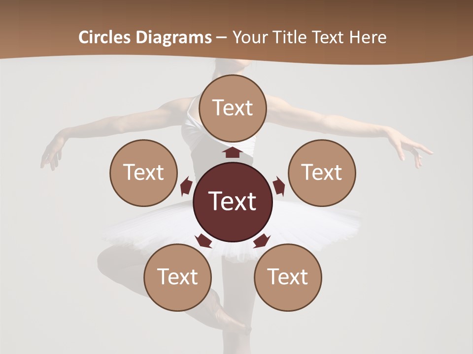 Exercise Flexibility Ballet PowerPoint Template