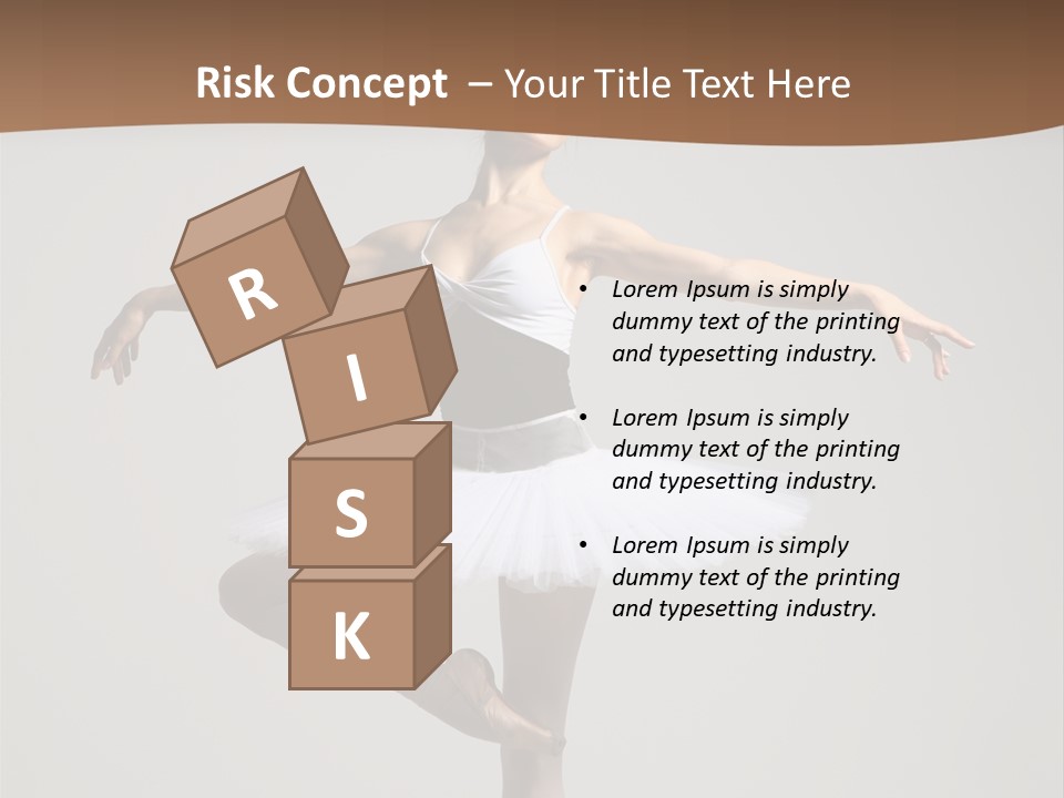 Exercise Flexibility Ballet PowerPoint Template