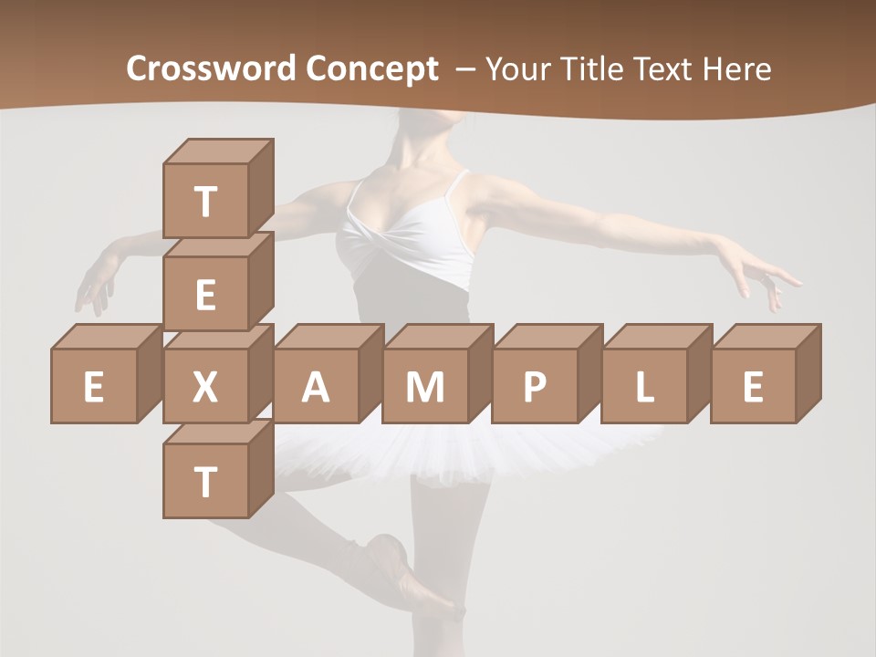 Exercise Flexibility Ballet PowerPoint Template