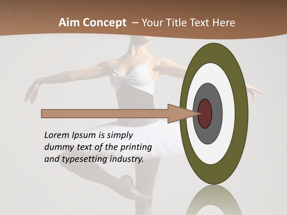 Exercise Flexibility Ballet PowerPoint Template