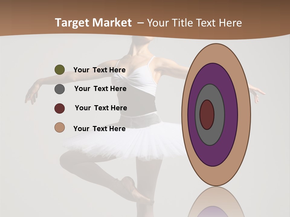 Exercise Flexibility Ballet PowerPoint Template