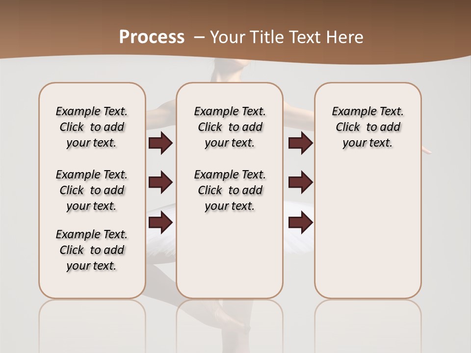 Exercise Flexibility Ballet PowerPoint Template