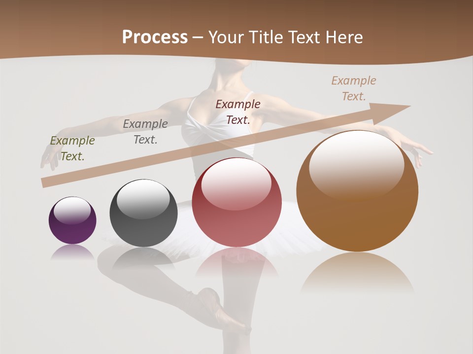 Exercise Flexibility Ballet PowerPoint Template