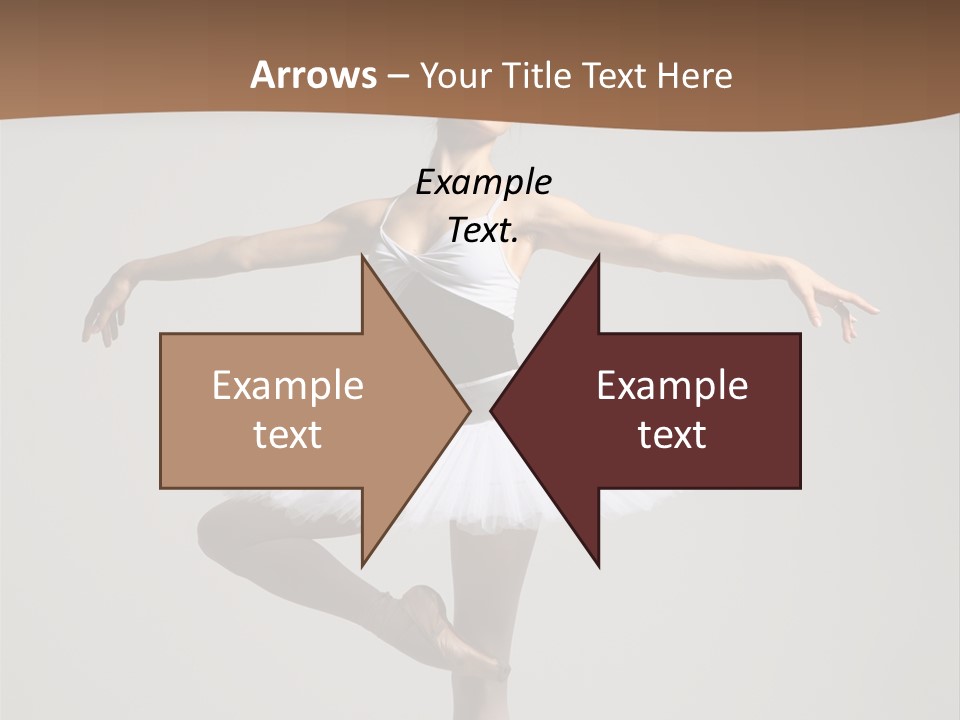 Exercise Flexibility Ballet PowerPoint Template