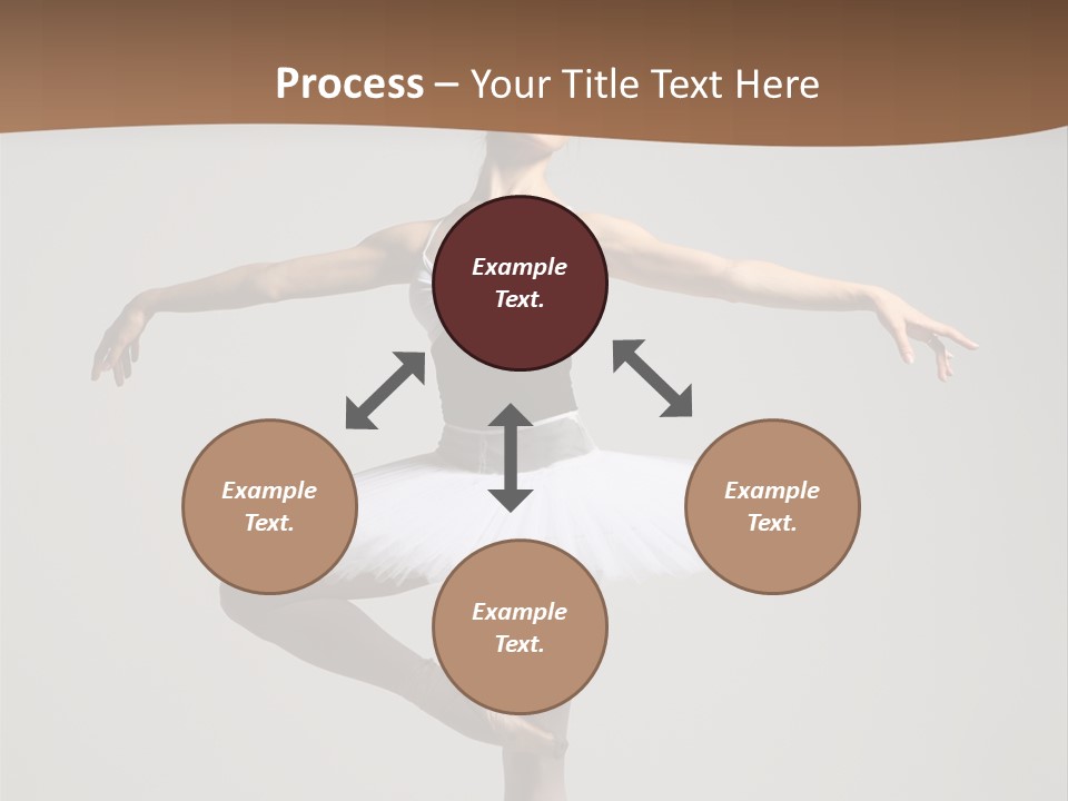 Exercise Flexibility Ballet PowerPoint Template