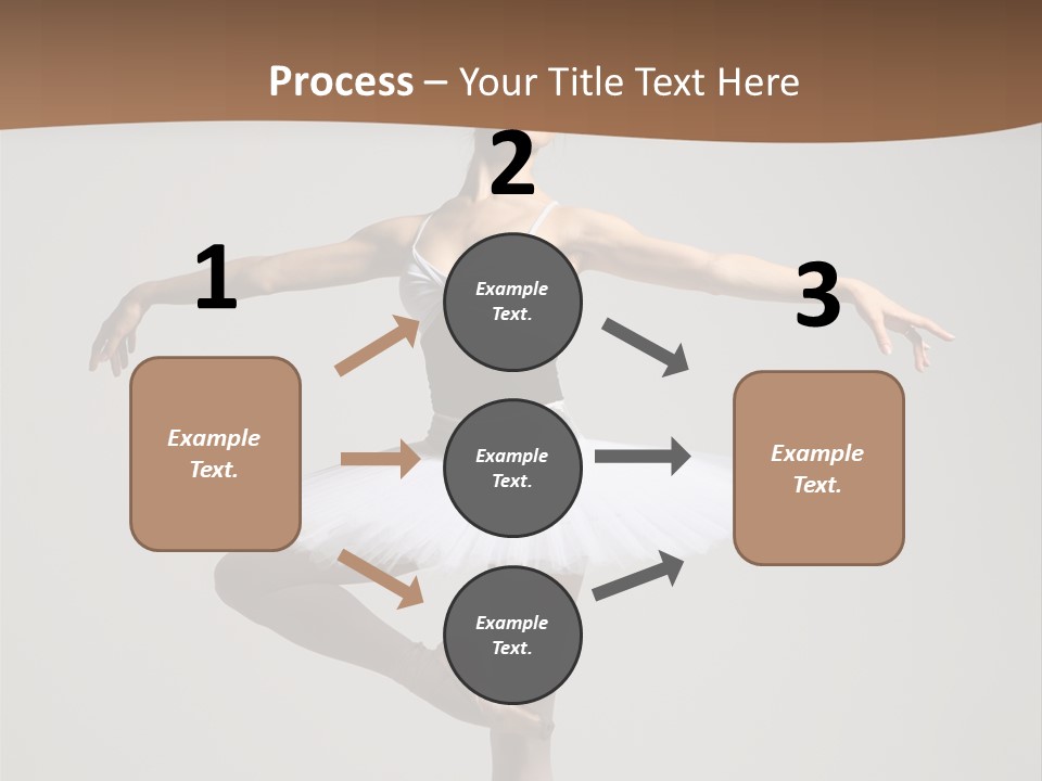 Exercise Flexibility Ballet PowerPoint Template
