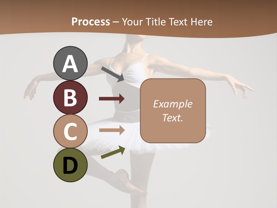 Exercise Flexibility Ballet PowerPoint Template