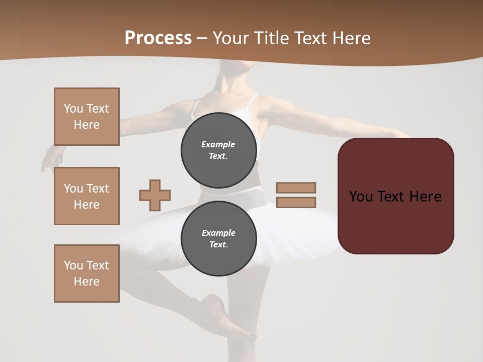 Exercise Flexibility Ballet PowerPoint Template