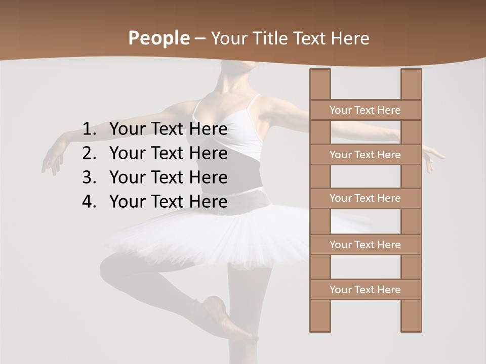 Exercise Flexibility Ballet PowerPoint Template
