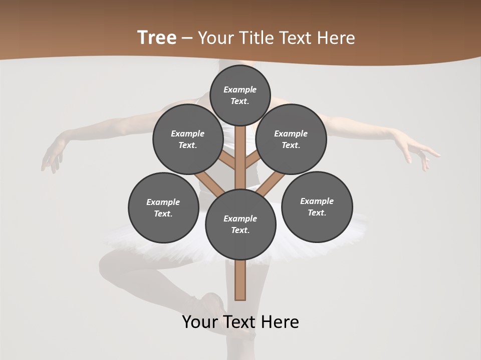 Exercise Flexibility Ballet PowerPoint Template