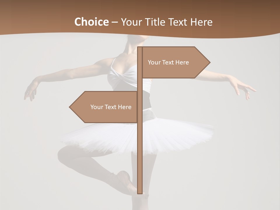 Exercise Flexibility Ballet PowerPoint Template