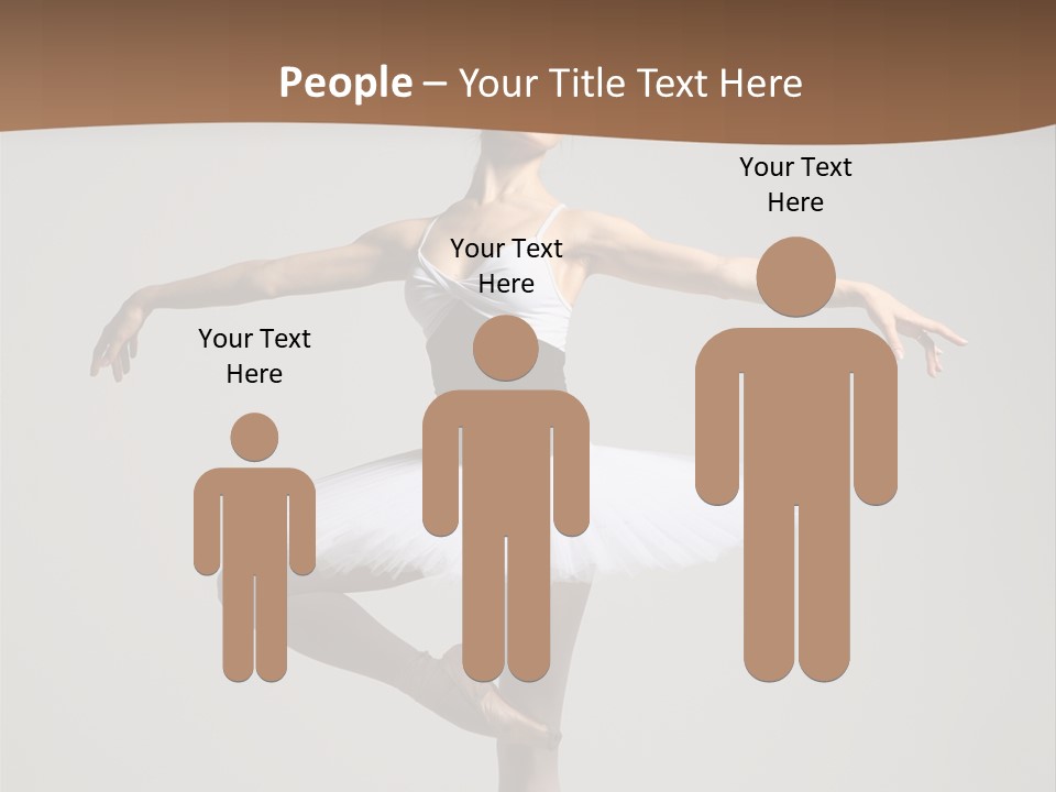 Exercise Flexibility Ballet PowerPoint Template