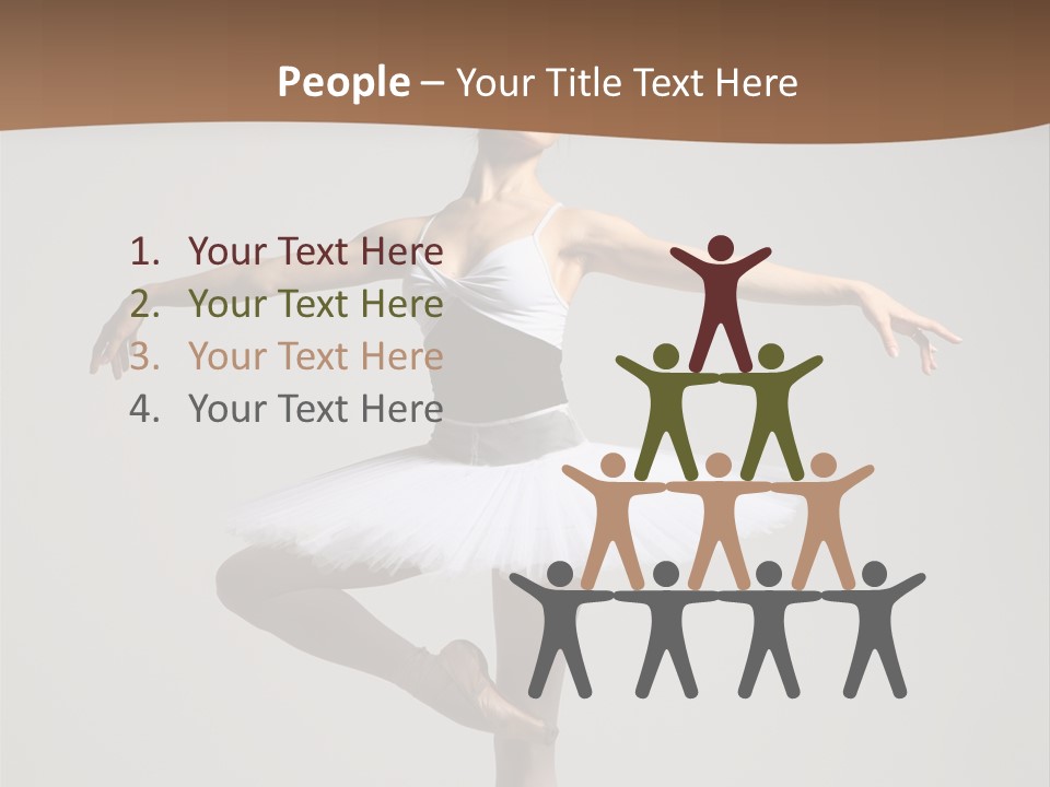 Exercise Flexibility Ballet PowerPoint Template