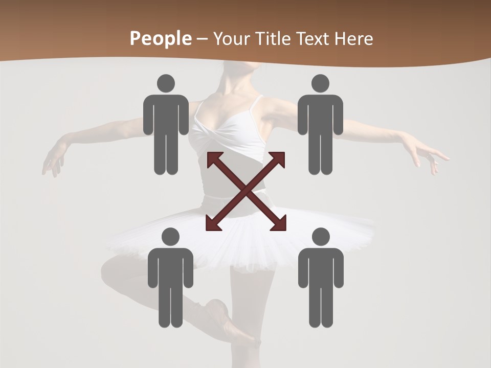 Exercise Flexibility Ballet PowerPoint Template