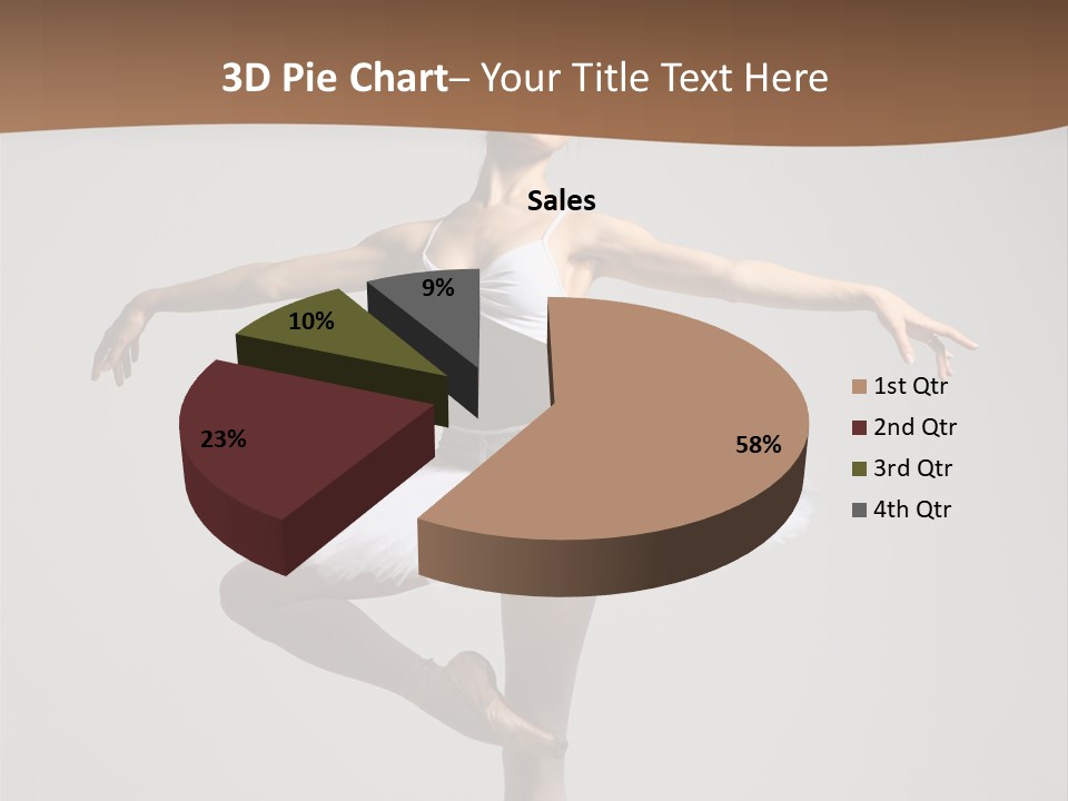Exercise Flexibility Ballet PowerPoint Template