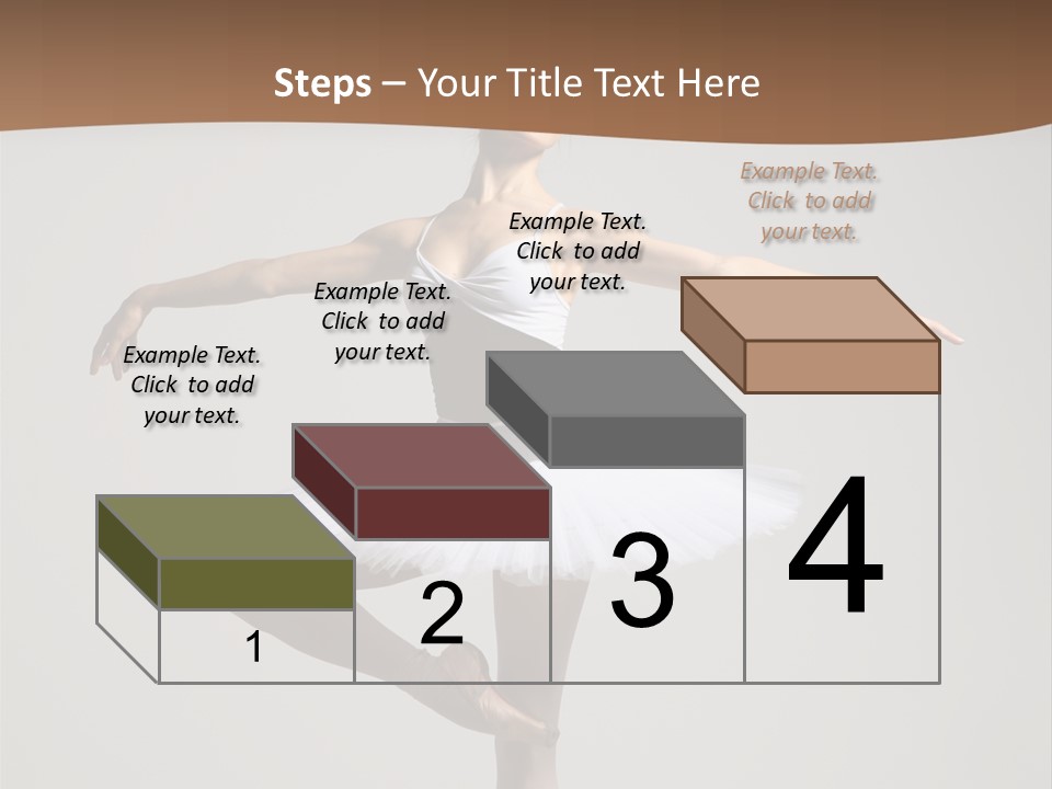 Exercise Flexibility Ballet PowerPoint Template