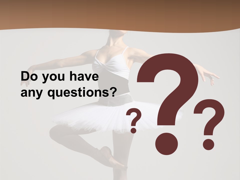 Exercise Flexibility Ballet PowerPoint Template