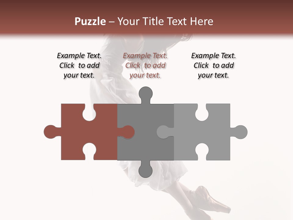 Balance Aerobics Beautiful PowerPoint Template