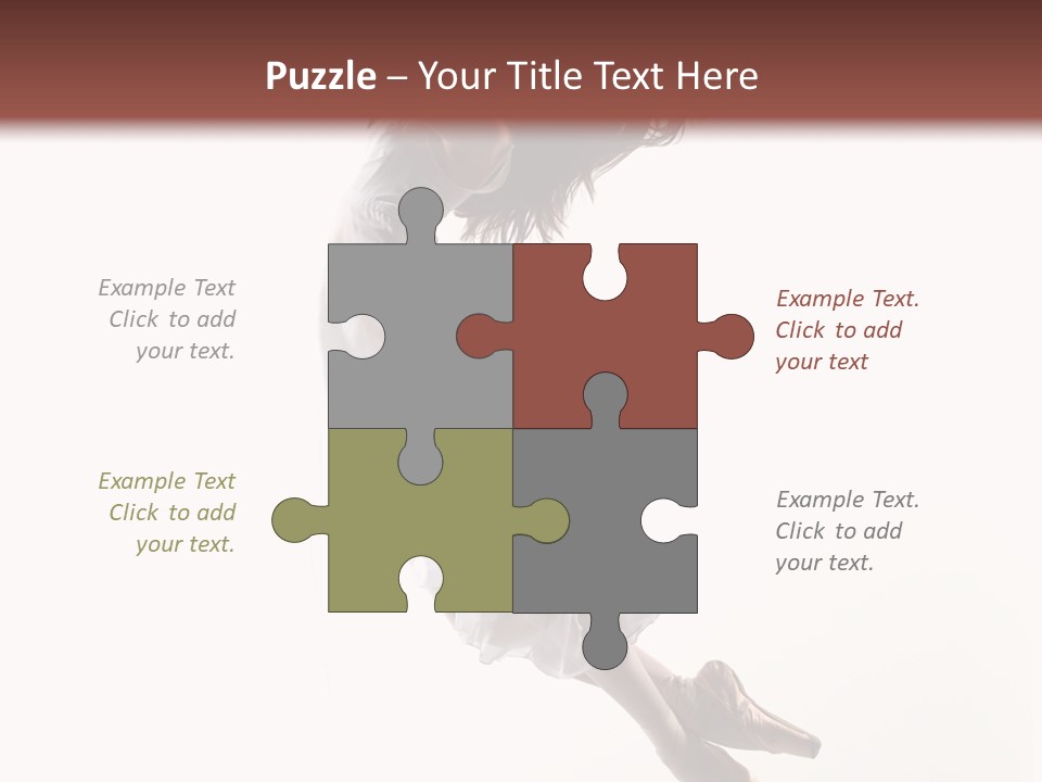 Balance Aerobics Beautiful PowerPoint Template