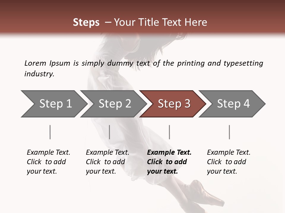 Balance Aerobics Beautiful PowerPoint Template