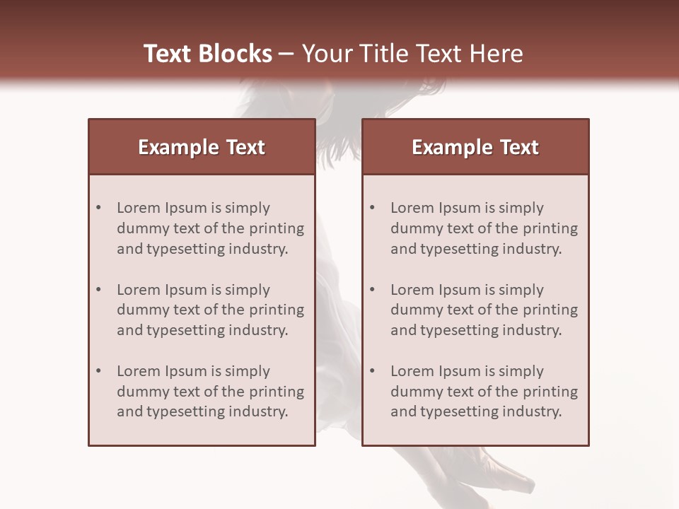 Balance Aerobics Beautiful PowerPoint Template