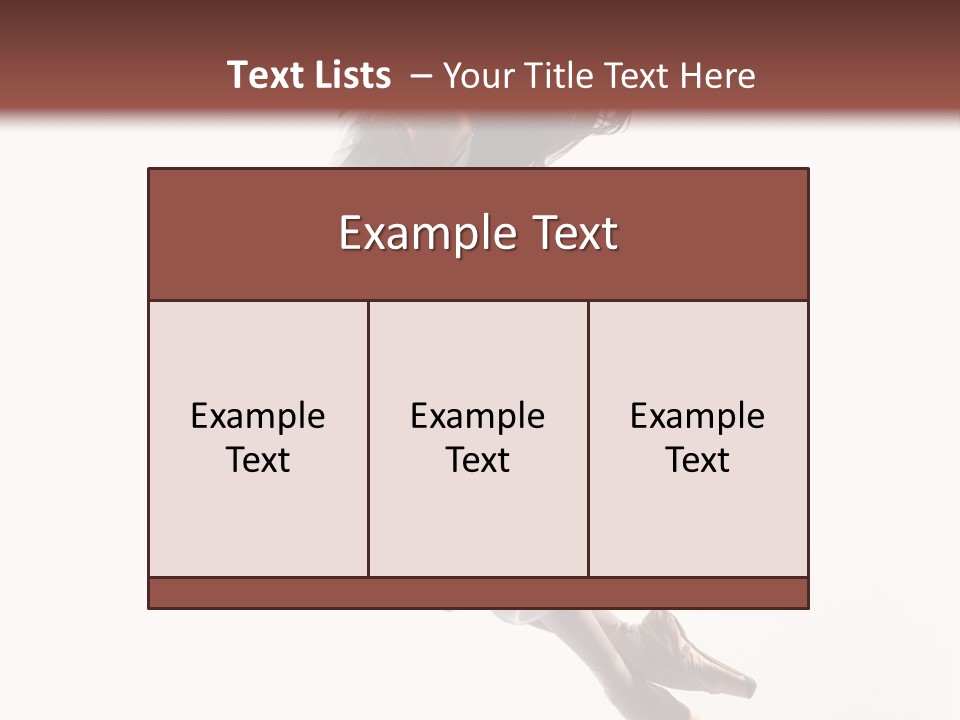 Balance Aerobics Beautiful PowerPoint Template