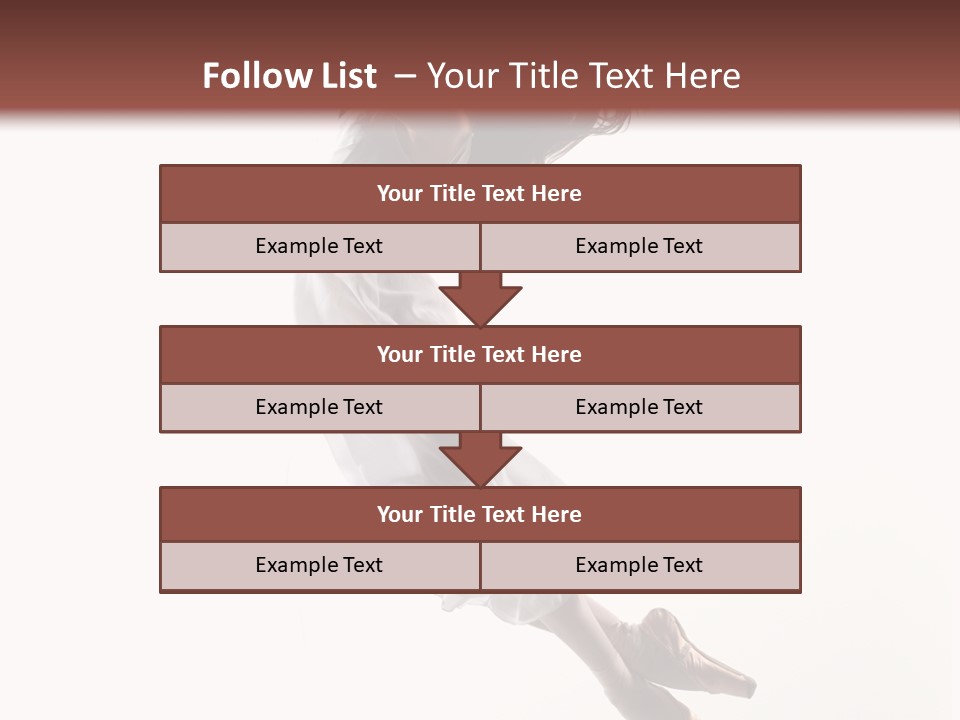 Balance Aerobics Beautiful PowerPoint Template