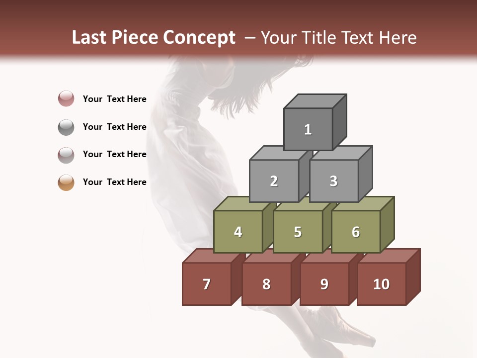 Balance Aerobics Beautiful PowerPoint Template