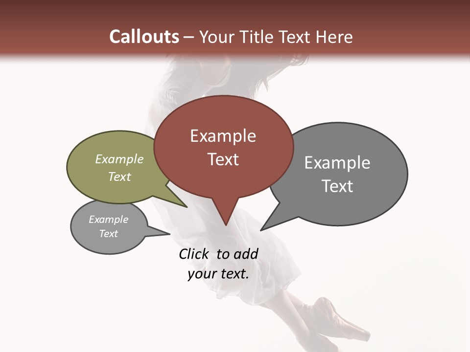 Balance Aerobics Beautiful PowerPoint Template