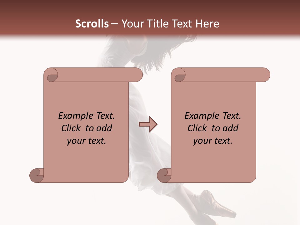 Balance Aerobics Beautiful PowerPoint Template