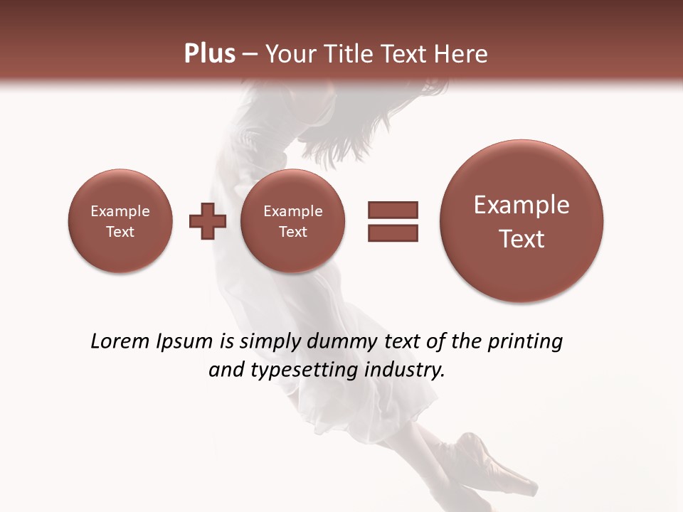 Balance Aerobics Beautiful PowerPoint Template